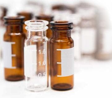 Brand new 5.0 Borosilicate Glass 1.5mL 9-425 Screw Neck Vial with pp cap with high quality